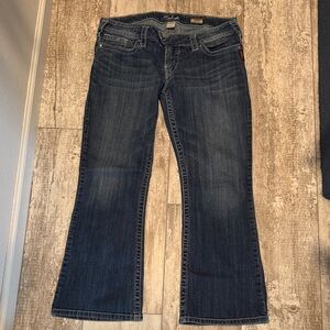 Silver Jeans Dark Blue Flare Women's Jeans